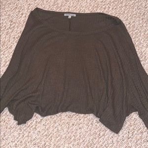 charlotte russel long sleeve crop top